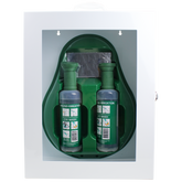 Aero Healthcare AEROWASH Drop Eyewash Station in Metal Cabinet with Perspex Front